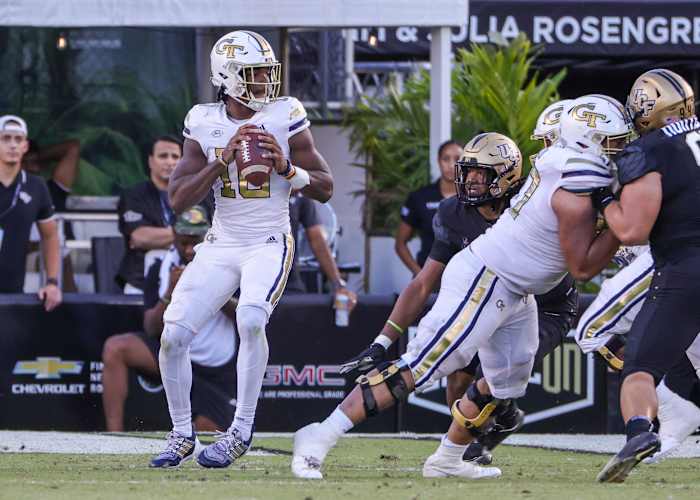 Georgia Tech quarterback Jeff Sims vs UCF